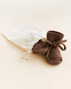 Hvid Booties - Mocha - New