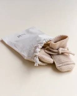 Hvid Booties - Oat - New