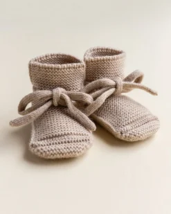 Hvid Booties - Sand - Best