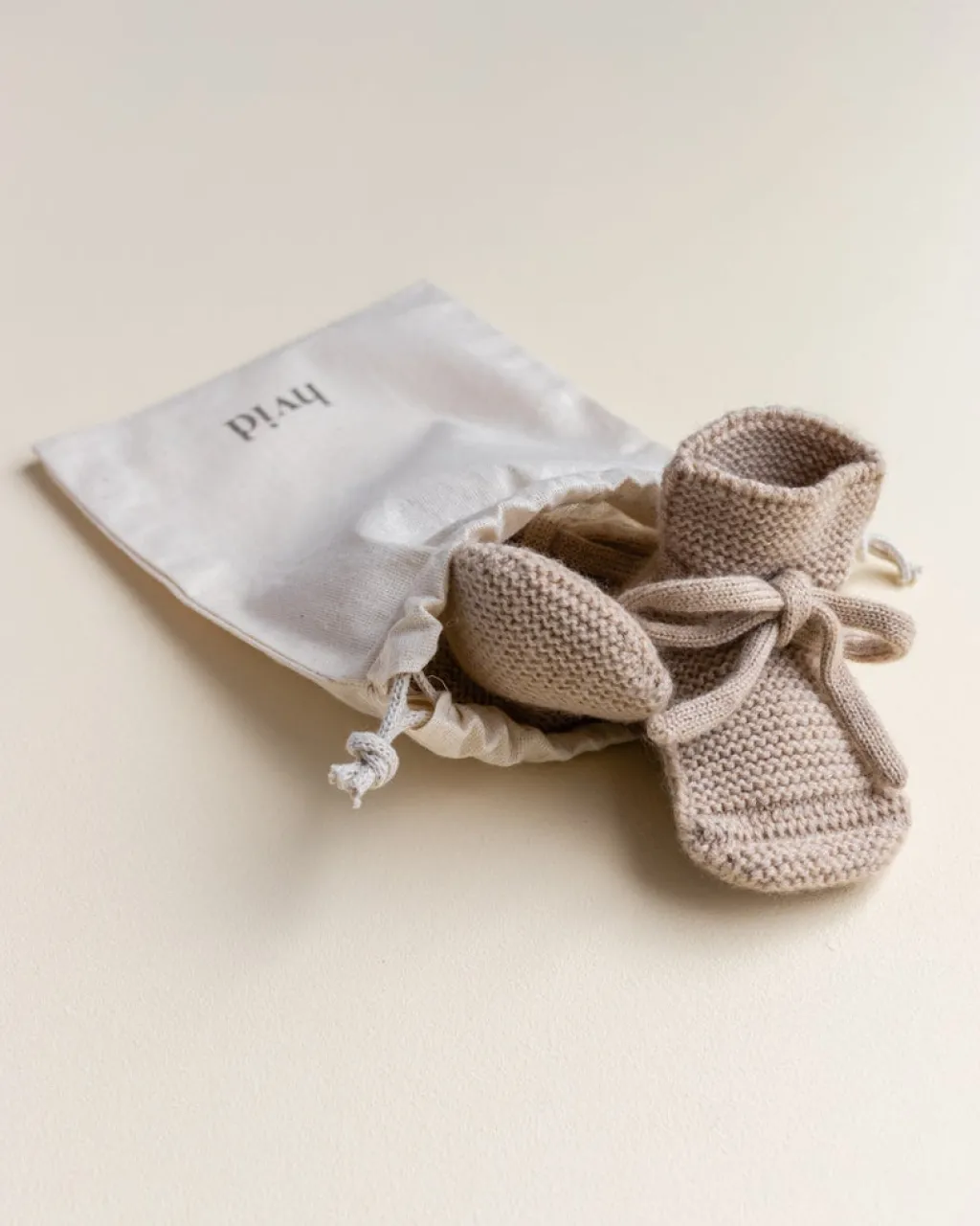 Hvid Booties - Sand - Best