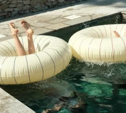 Petites Pommes Bouée de natation Céline 120cm - Bleu Iris - Discount