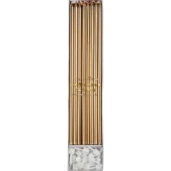 Meri Meri Bougies longues dorées - Discount