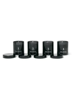 Ferm Living bougies parfumées de l'avent - noir - Discount