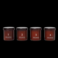 Ferm Living bougies parfumées de l'avent - rouge - New