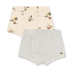 Konges Slojd Boxershorts 2-pack - Kubi/Stripe bluie - Sale