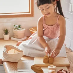 PlanToys bread set - houten broodset - Online