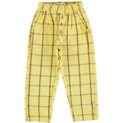 Piupiuchick Broek - geel met ruitjes - Best