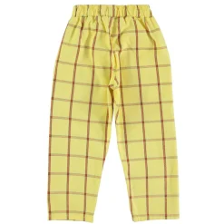 Piupiuchick Broek - geel met ruitjes - Best