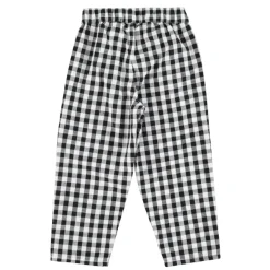 Piupiuchick Broek - zwart met wit geruit - Outlet