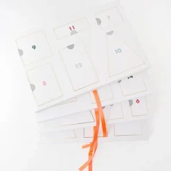 Meri Meri Calendrier de l'Avent en bois - Village festif - Discount