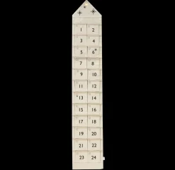 Ferm Living calendrier de l'avent étroit - sable - New