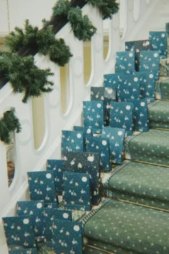 Konges Slojd Calendrier de Noël avec 24 cadeaux - Bleu - Hot