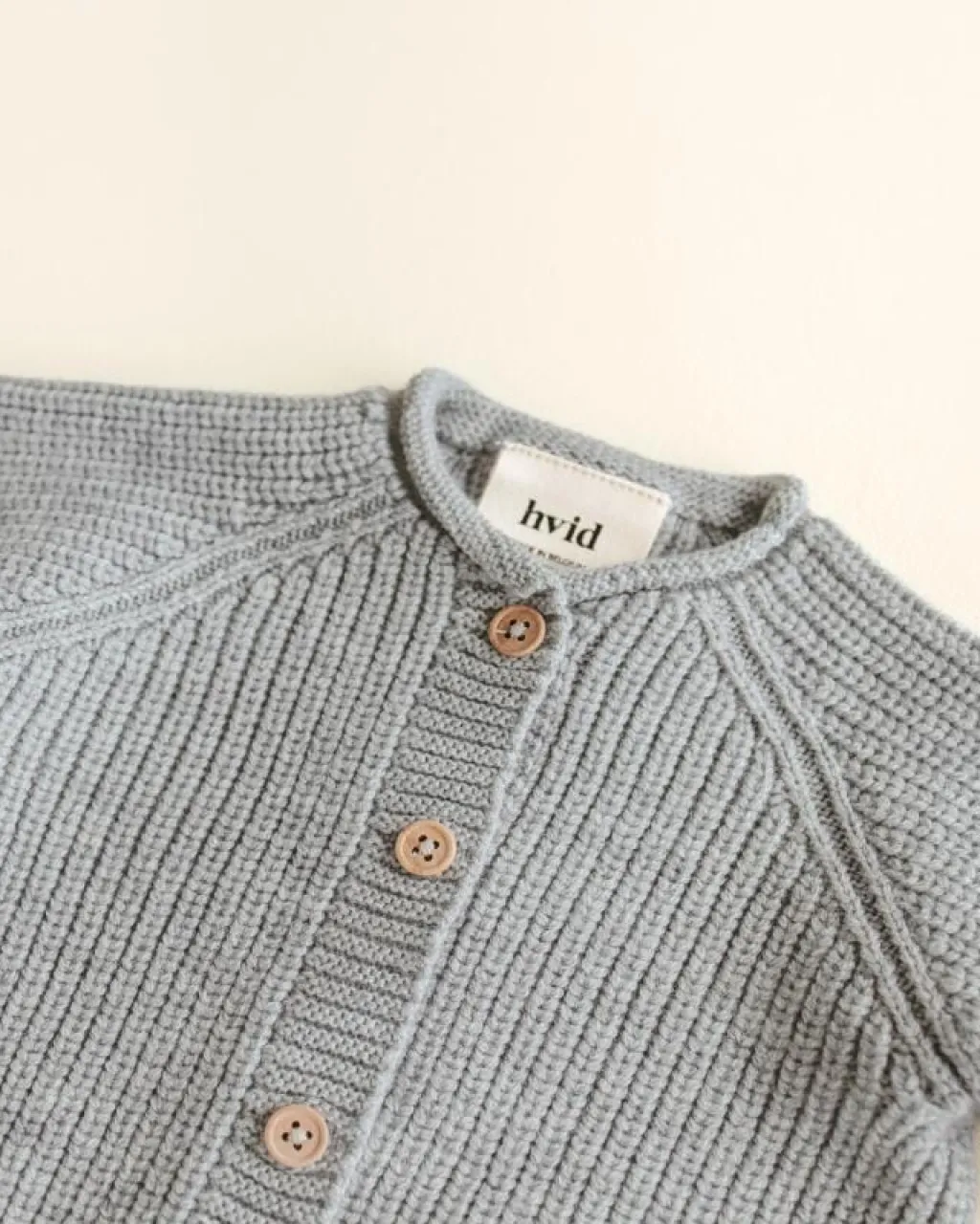 Hvid Cardigan Inga - Grey melange - Outlet