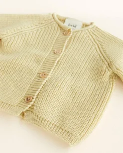 Hvid Cardigan Inga - Light yellow -
