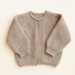 Hvid Cardigan Inga - Sand - Discount