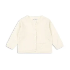 Fanga Fontana Cardigan Venti Pointelle - Antique White - Clearance