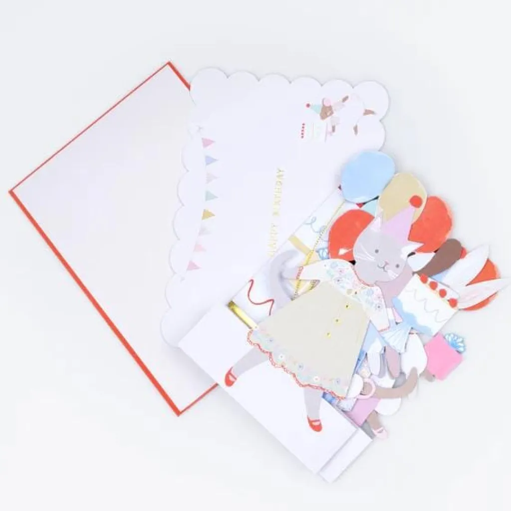 Meri Meri Carte de vœux - Animal Friends - Sale