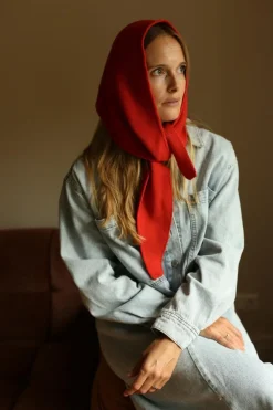 Hvid Écharpe Josephina - Rouge - Sale