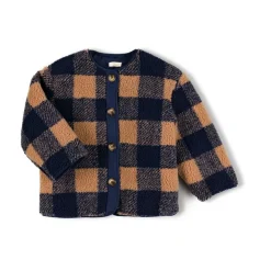 Nixnut Check Jacket - Navy - Sale
