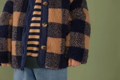 Nixnut Check Jacket - Navy - Sale