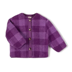 Nixnut Check Jacket - Purple - Sale