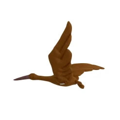 Love Me Decoration Cigogne fait main - Mustard - Best