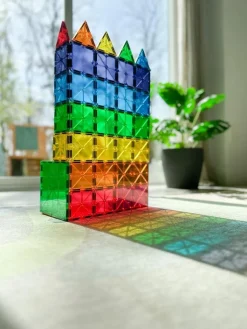 Magna-Tiles Clear Colors set - 100 stuks - Clearance