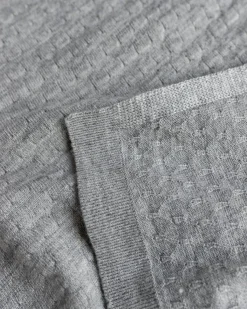 Hvid Couverture Frankie - Grey melange - Hot