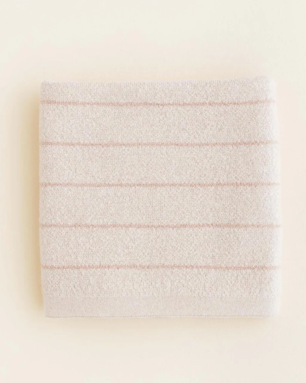 Hvid Couverture Harry - Crème / Abricot - Discount