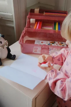 Konges Slojd Creatieve caddy - Glitter rose - Hot
