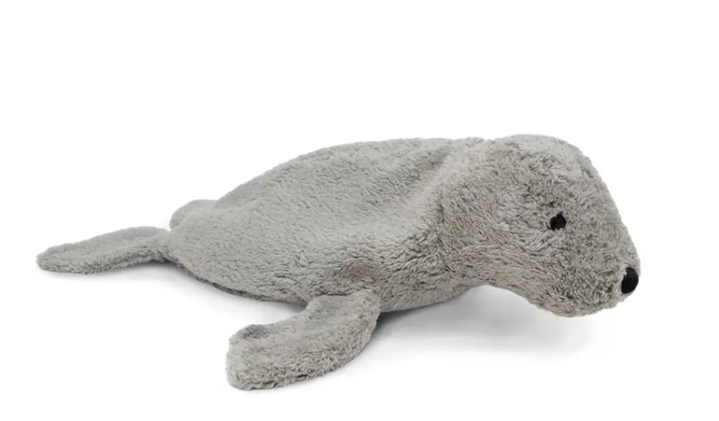 Senger Naturwelt Cuddly animal zeehond grijs met warmtekussen - Small - Discount