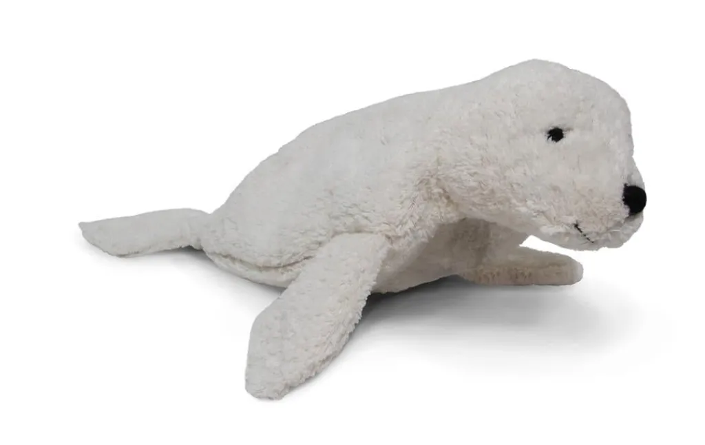 Senger Naturwelt Cuddly animal zeehond wit met warmtekussen pitjes - Small - Discount