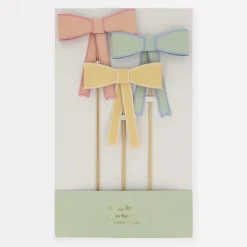 Meri Meri Décorations de gâteau à nœud papillon - Discount