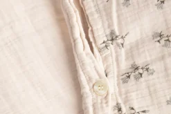 Garbo & Friends Dekbedovertrek 70x100cm baby muslin - Bluebell - Outlet