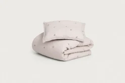 Garbo & Friends Dekbedovertrek 70x100cm baby muslin - Folia ecru - Outlet