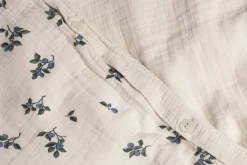 Garbo & Friends Dekbedovertrek 70x100cm baby muslin - Blueberry - Hot