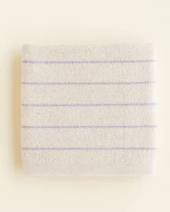 Hvid Deken Harry - Cream / Lilac - Outlet