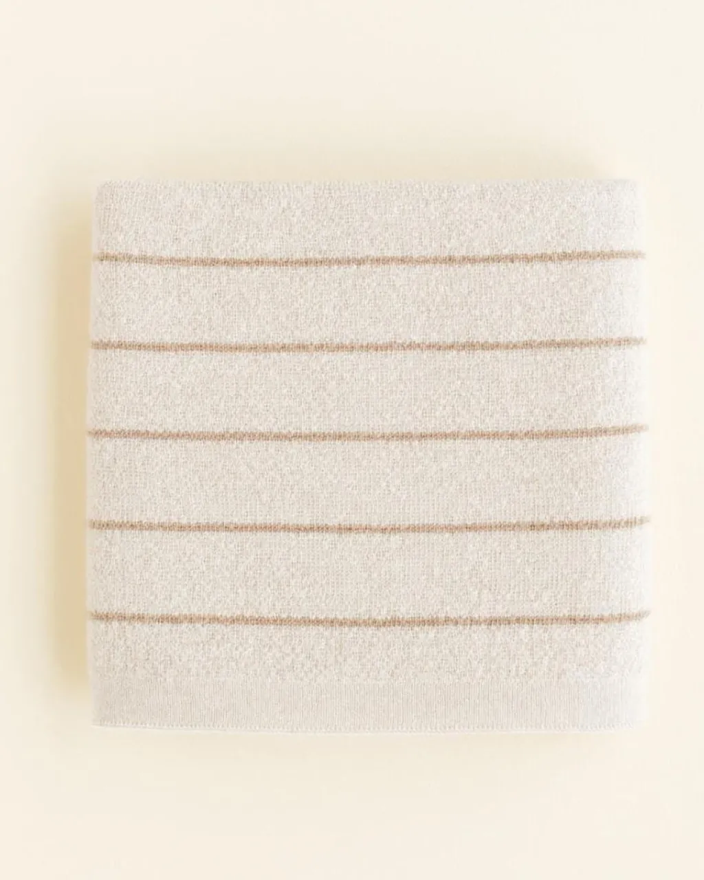 Hvid Deken Harry - Cream / Sand - Sale