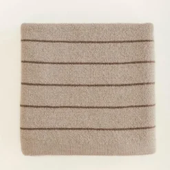 Hvid Deken Harry - Sand / Mocha - Outlet