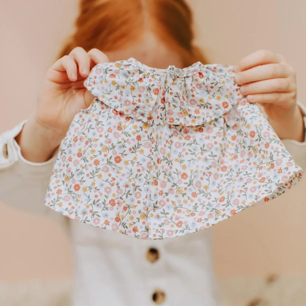 Olli Ella Dinkum Doll travel Togs - Prairie floral -