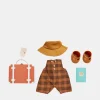 Olli Ella Dinkum Doll travel Togs - Apricot - Clearance