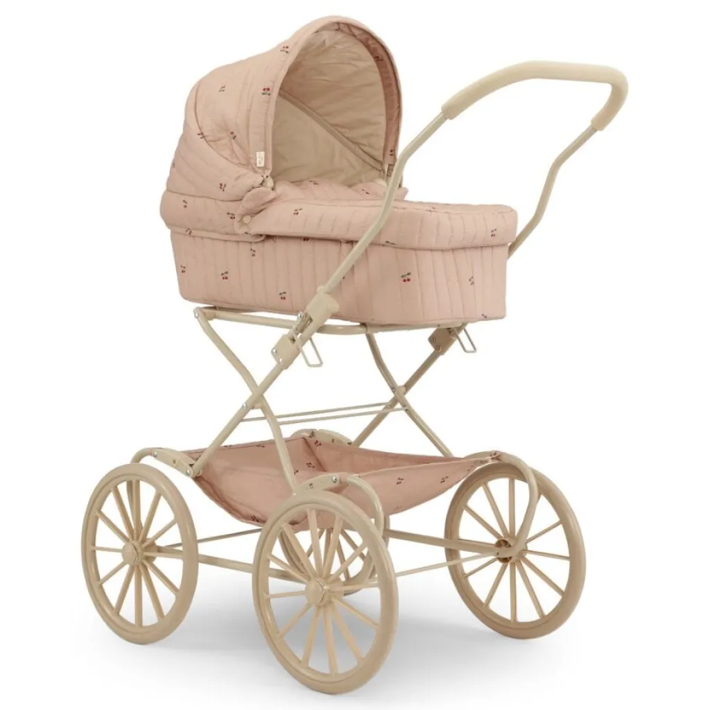 Konges Slojd Doll pram - Cherry Blush poppenwagen - Clearance