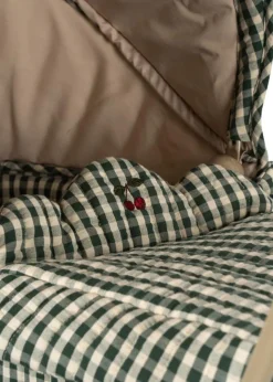 Konges Slojd Doll pram - Smoke pine check poppenwagen - Clearance