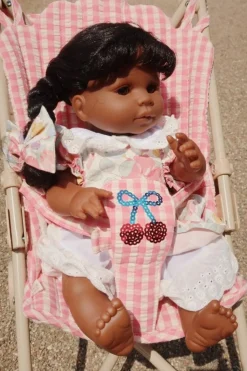 Konges Slojd Doll stroller - Bubblegum Check poppenwagen - Clearance