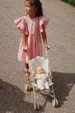 Konges Slojd Doll stroller - Cherry motif poppenwagen - New