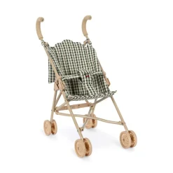 Konges Slojd Doll stroller - Smoke pine check poppenwagen -