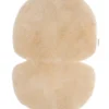 BINIBAMBA doudou en peau de mouton - cacahuète - Sale