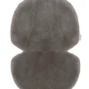 BINIBAMBA doudou en peau de mouton - éléphant - Sale