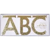 Meri Meri Ensemble guirlande de lettres - Paillettes Or - Outlet