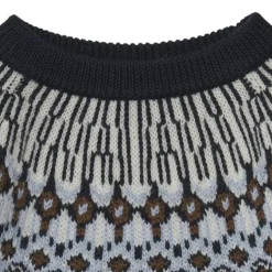 FUB Fair Isle Sweater - Dark navy - Discount